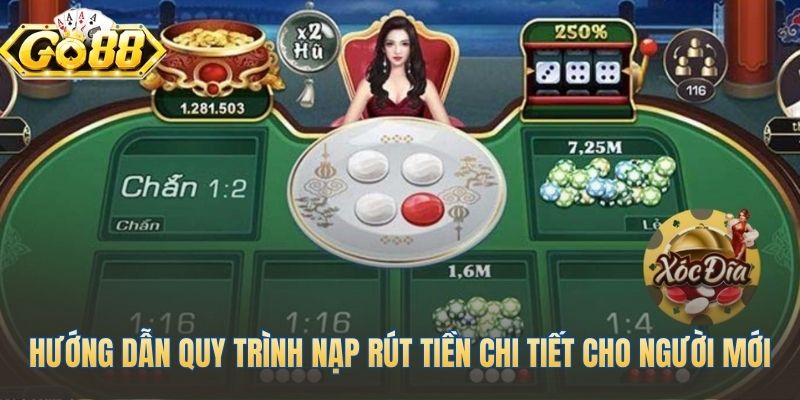 Nạp rút tiền tài xỉu online an toàn qua 5 bước đơn giản
