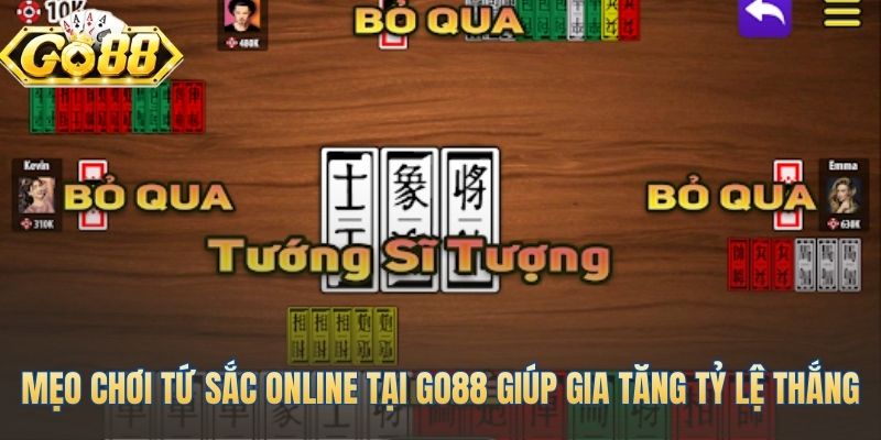 Mẹo chơi bài tứ sắc qua cách đánh rác và xé bài