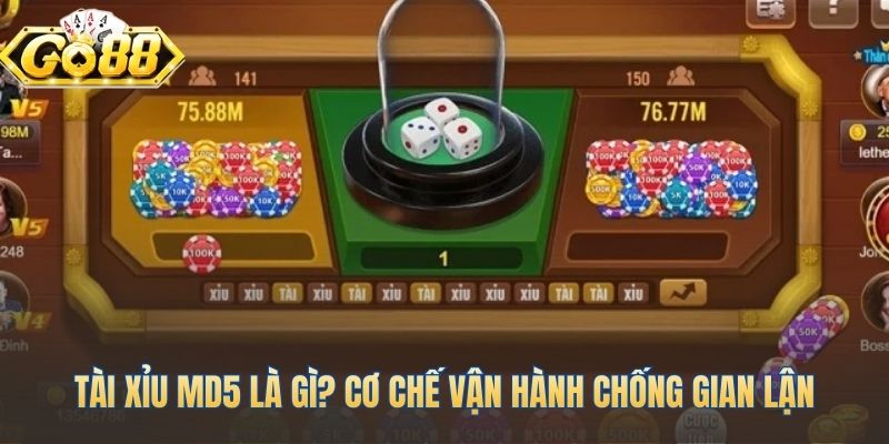 Tài xỉu MD5 và cơ chế mã hóa chống gian lận hiệu quả